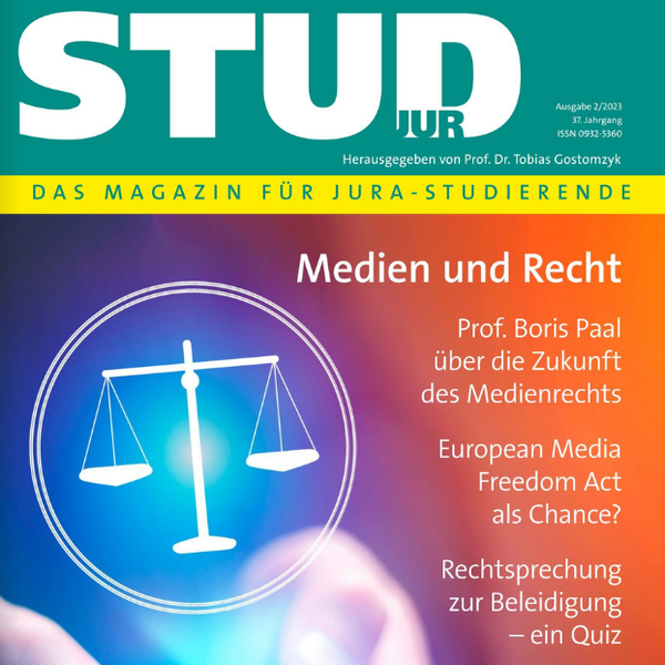 Cover der STUD.Jur.-Ausgabe