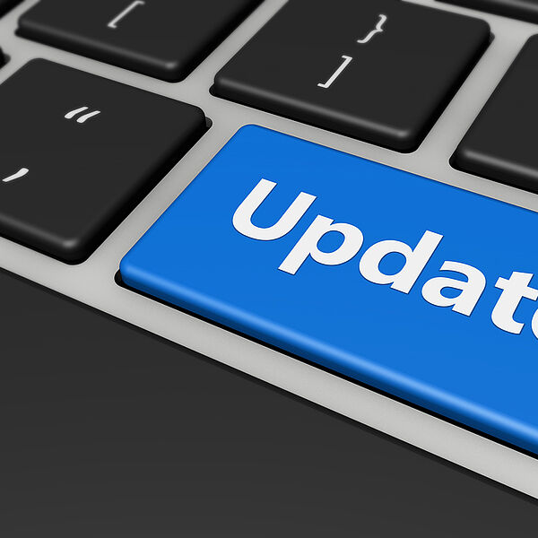 Tastatur mit Button Update