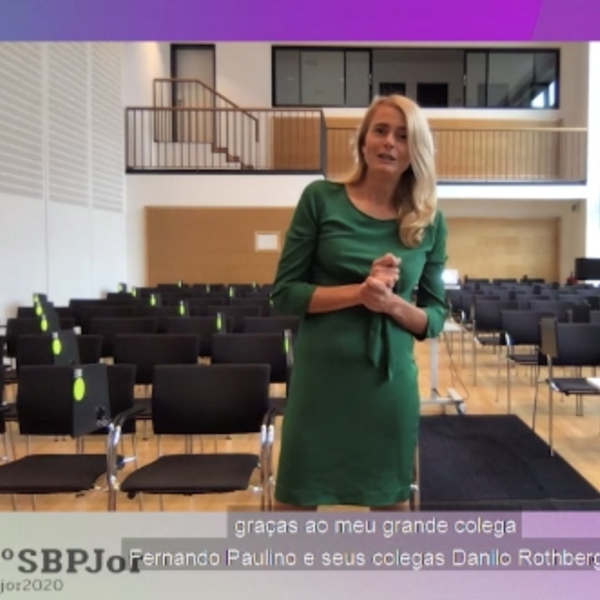 Screenshot von Susanne Fenglers Keynote auf der Konferenz brasilianischen Gesellschaft für Journalismusforschung