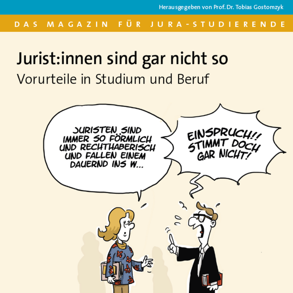 Titelseite des aktuellen Magazins StudJur