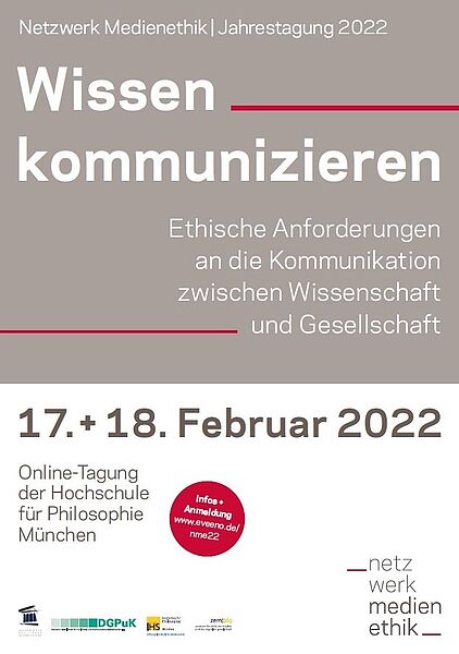 Flyer der Tagung Wissen kommunizieren