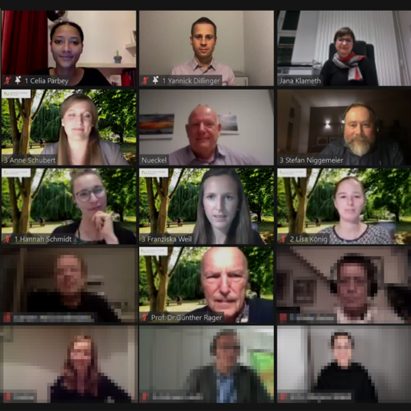 Zoom-Screenshot der Veranstaltung