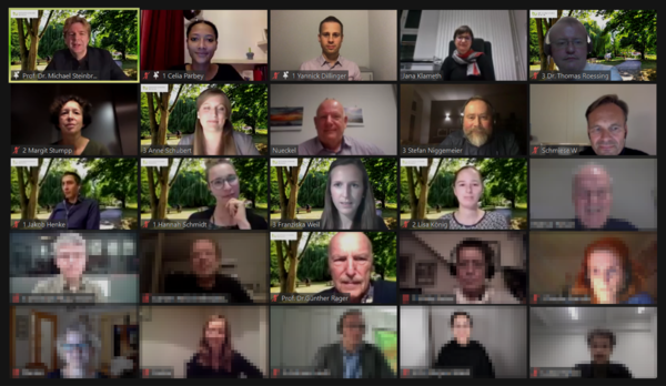 Zoom-Screenshot der Veranstaltung