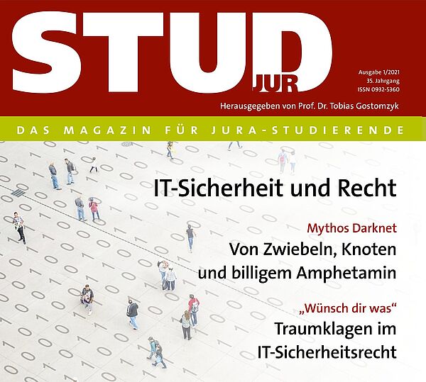 Titelbild der Stud.Jur.-Ausgabe IT-Sicherheit und Recht