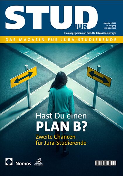 Titelseite Stud.Jur-Ausgabe 2025