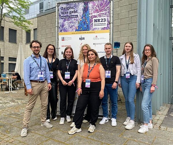 Gruppenfoto der teilnehmenden Studierenden 