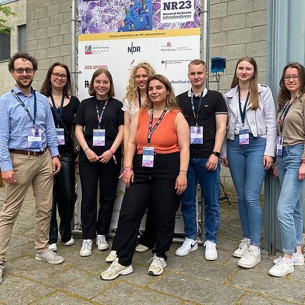Gruppenfoto der teilnehmenden Studierenden 