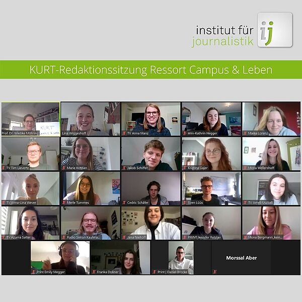 Screenshot Redaktionskonferenz